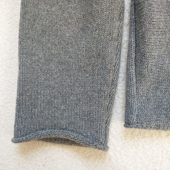 Eileen Fisher Sweater Blazer Cardigan Womens M Gray Cashmere Merino Wool Collare - Picture 5 of 6